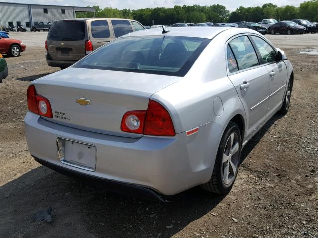 1G1ZC5E12BF381971 - 2011 CHEVROLET MALIBU 1LT 银色 照片 4