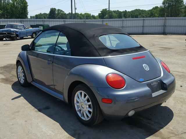 3VWCM21Y64M307769 - 2004 VOLKSWAGEN NEW BEETLE 灰色 照片 3