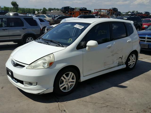 JHMGD38627S014086 - 2007 HONDA FIT S 白色 照片 2