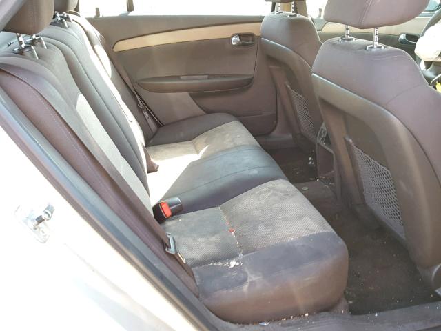 1G1ZB5EBXAF263256 - 2010 CHEVROLET MALIBU LS ბეჟი ფოტო 6