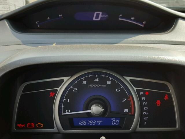 2HGFA16029H010575 - 2009 HONDA CIVIC EXL 银色 照片 8