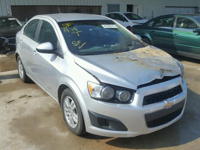 1G1JC5SH7D4102222 - 2013 CHEVROLET SONIC SILVER photo 1