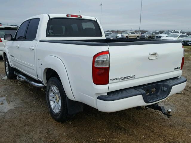 5TBET38186S518934 - 2006 TOYOTA TUNDRA DOU WHITE photo 3