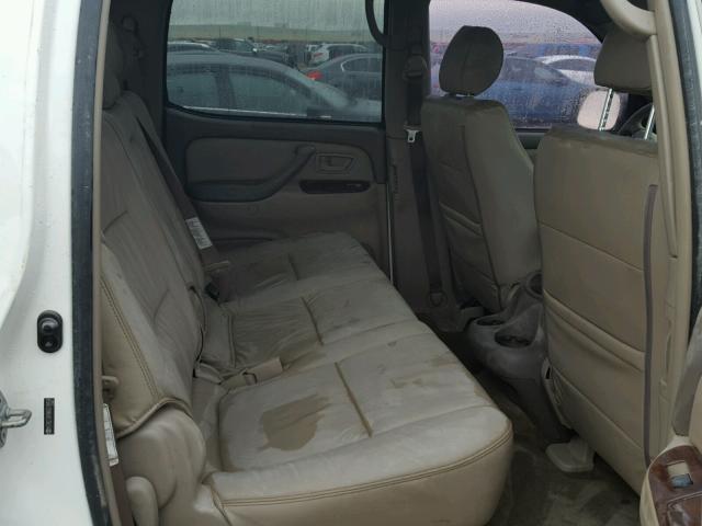 5TBET38186S518934 - 2006 TOYOTA TUNDRA DOU WHITE photo 6