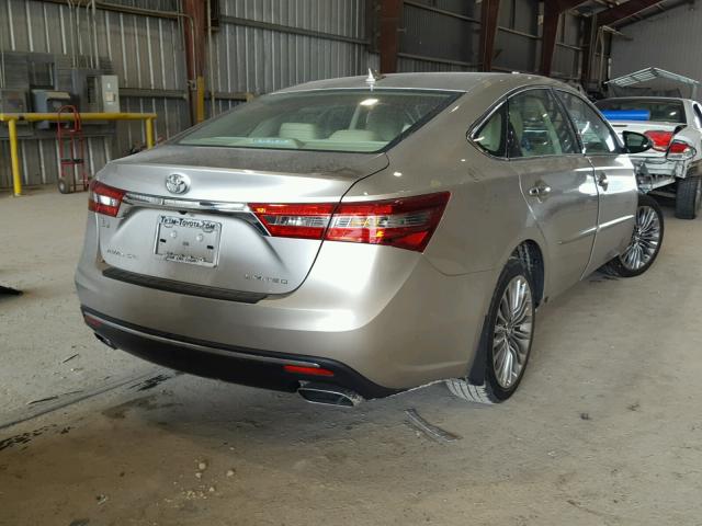 4T1BK1EB8HU245325 - 2017 TOYOTA AVALON XLE GOLD photo 4