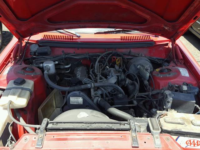 YV1AS8812N1470228 - 1992 VOLVO 240 BASE RED photo 7