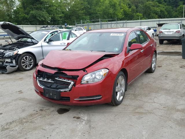 1G1ZC5E0XCF329626 - 2012 CHEVROLET MALIBU 1LT 红色 照片 2