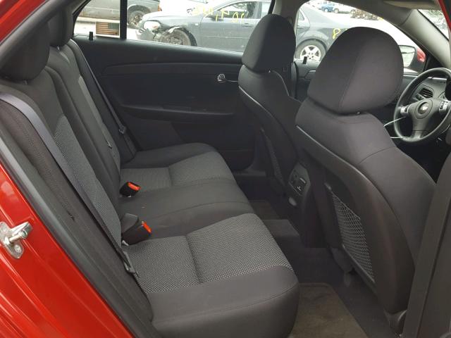 1G1ZC5E0XCF329626 - 2012 CHEVROLET MALIBU 1LT 红色 照片 6