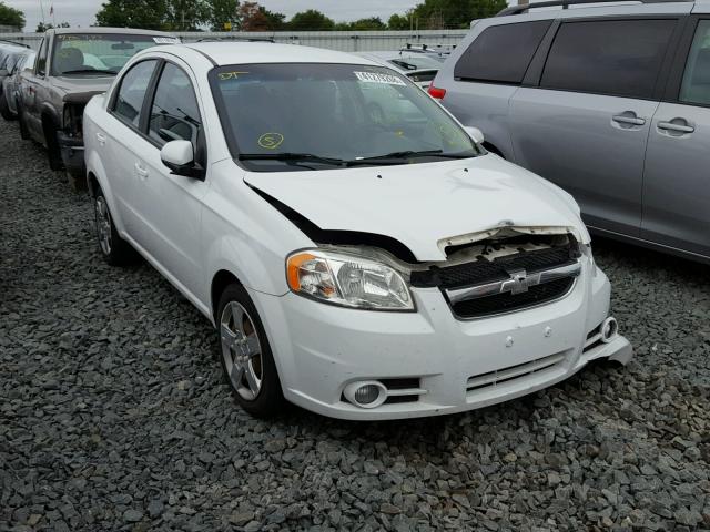 KL1TG5DE1BB143713 - 2011 CHEVROLET AVEO LT WHITE photo 1