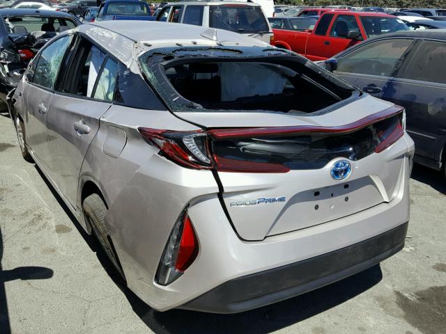 JTDKARFP8H3019713 - 2017 TOYOTA PRIUS PRIM ვერცხლისფერი ფოტო 3