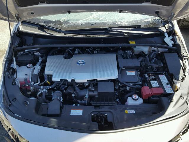 JTDKARFP8H3019713 - 2017 TOYOTA PRIUS PRIM ვერცხლისფერი ფოტო 7