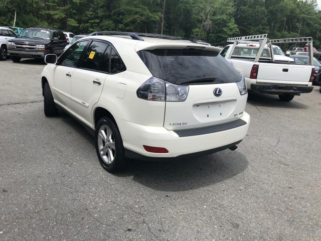 JTJHW31U482861618 - 2008 LEXUS RX 400H WHITE photo 3