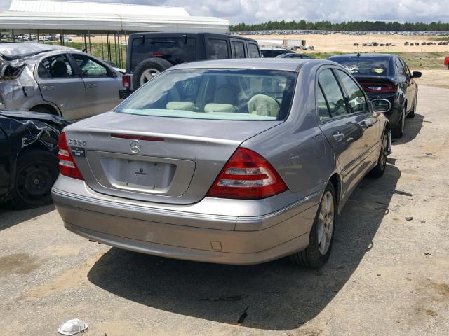 WDBRF56H47F851482 - 2007 MERCEDES-BENZ C 350 GOLD photo 4