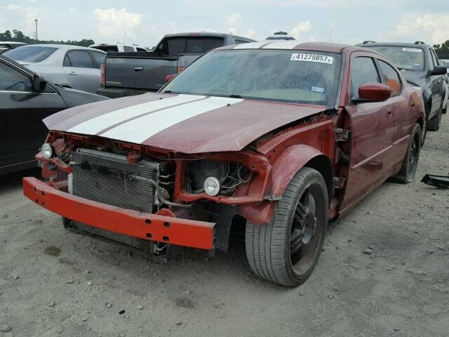 2B3KA53H86H259491 - 2006 DODGE CHARGER R/ RED photo 2