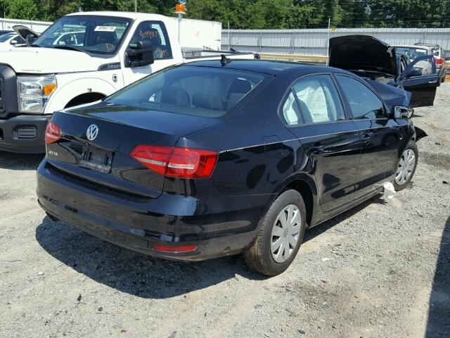 3VW2K7AJXFM357787 - 2015 VOLKSWAGEN JETTA BASE 黑色 照片 4