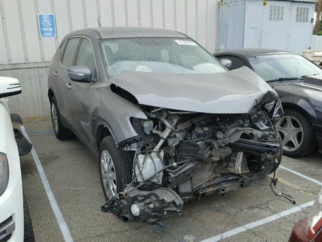 KNMAT2MT8FP547724 - 2015 NISSAN ROGUE GRAY photo 1