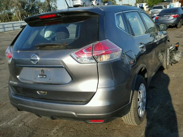 KNMAT2MT8FP547724 - 2015 NISSAN ROGUE GRAY photo 4