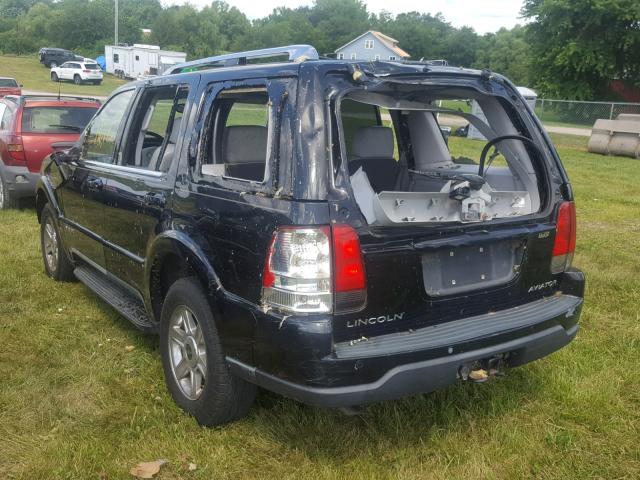 5LMEU88H25ZJ19876 - 2005 LINCOLN AVIATOR 黑色 照片 3