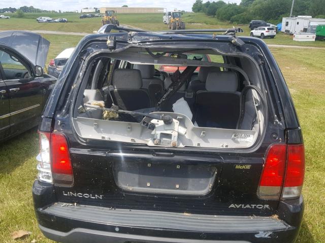 5LMEU88H25ZJ19876 - 2005 LINCOLN AVIATOR 黑色 照片 9