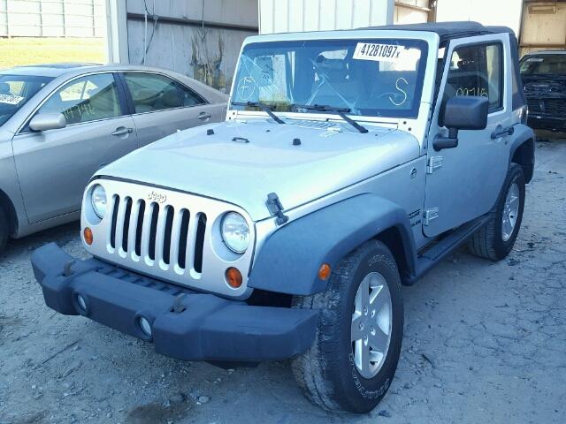 1J4AA2D1XAL175740 - 2010 JEEP WRANGLER S SILVER photo 2