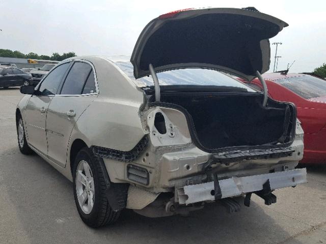 1G11B5SL6EF115427 - 2014 CHEVROLET MALIBU LS 金色 照片 3