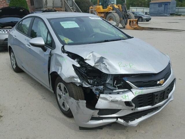 1G1BC5SM8H7123229 - 2017 CHEVROLET CRUZE SILVER photo 1