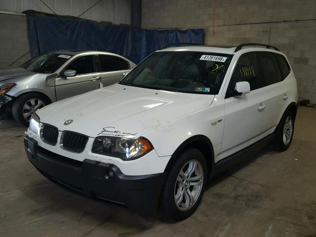 WBXPA93484WD01283 - 2004 BMW X3 3.0I WHITE photo 2