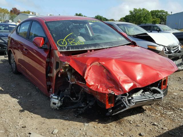 5NPD84LF8HH168601 - 2017 HYUNDAI ELANTRA SE RED photo 1