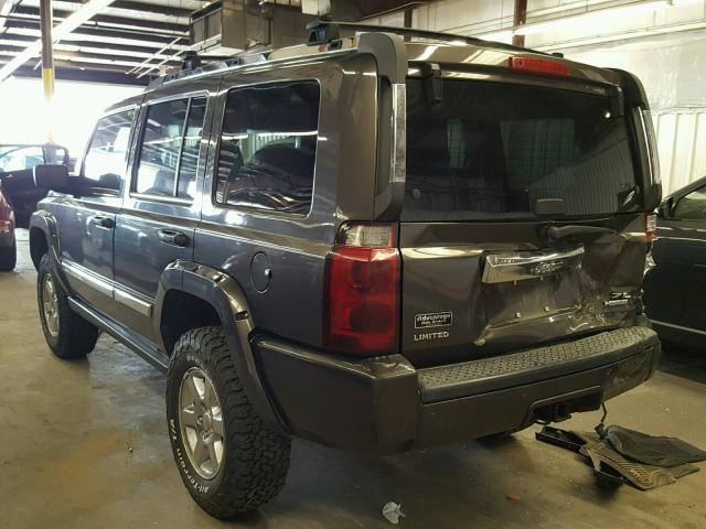 1J8HH58216C247686 - 2006 JEEP COMMANDER GRAY photo 3