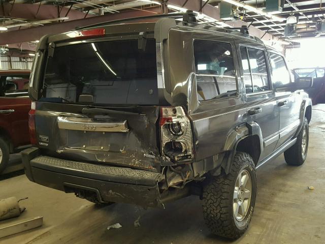 1J8HH58216C247686 - 2006 JEEP COMMANDER GRAY photo 4