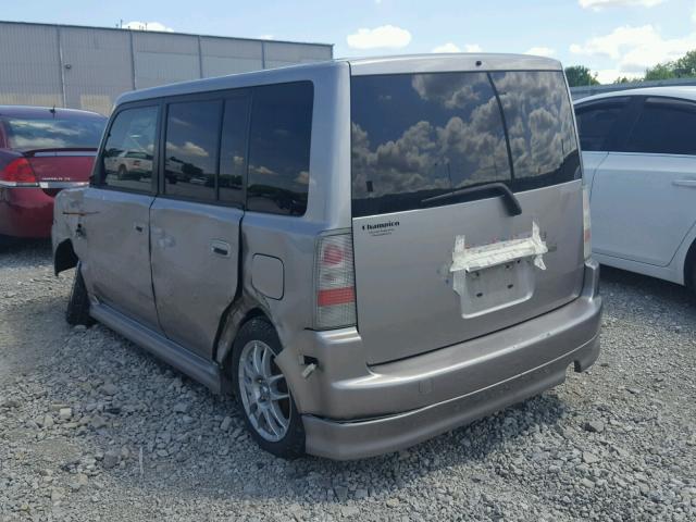 JTLKT324X50178589 - 2005 TOYOTA SCION XB Silber Foto 3