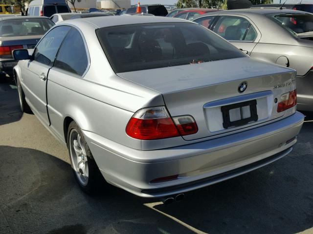 WBABN53471JU36150 - 2001 BMW 330 CI SILVER photo 3