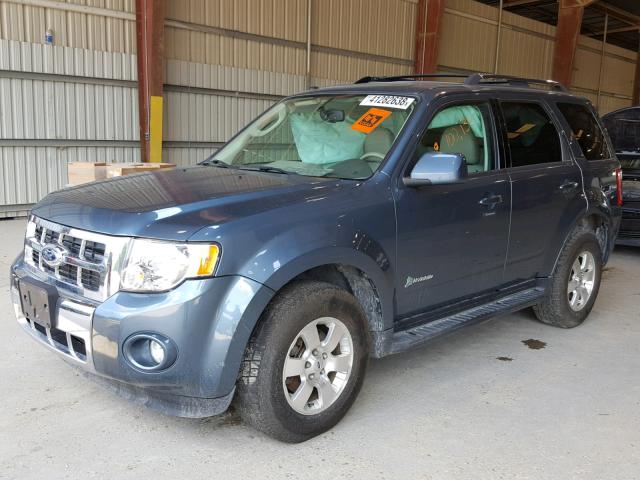 1FMCU5K36CKB42783 - 2012 FORD ESCAPE HYB BLUE photo 2