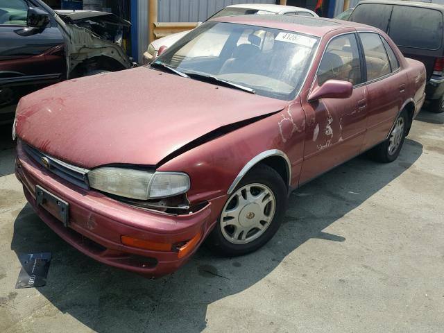 4T1VK13E5PU085767 - 1993 TOYOTA CAMRY XLE RED photo 2