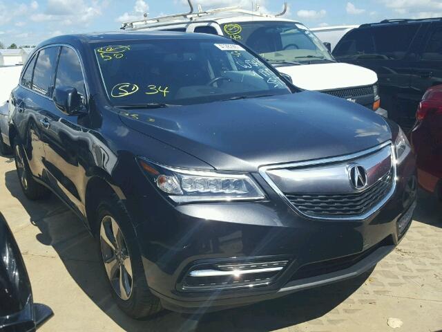 5FRYD3H28EB008501 - 2014 ACURA MDX SILVER photo 1