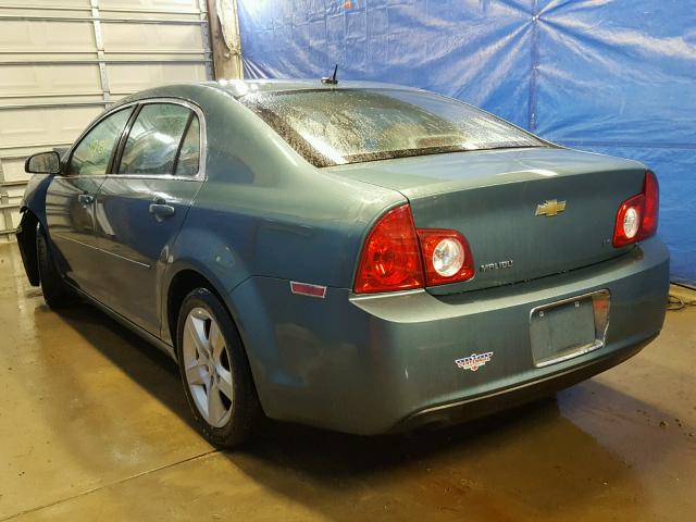 1G1ZG57B69F242348 - 2009 CHEVROLET MALIBU LS GREEN photo 3