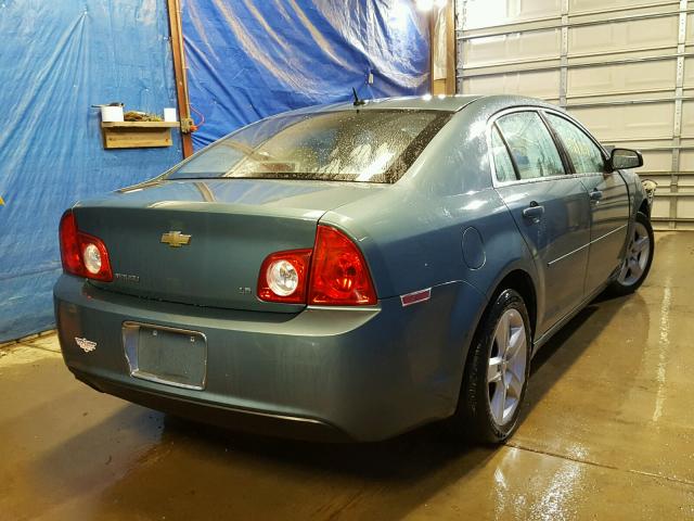 1G1ZG57B69F242348 - 2009 CHEVROLET MALIBU LS GREEN photo 4