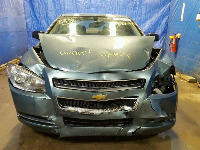 1G1ZG57B69F242348 - 2009 CHEVROLET MALIBU LS GREEN photo 9