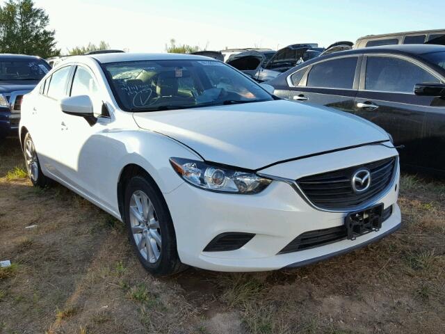 JM1GJ1U68E1134157 - 2014 MAZDA 6 SPORT WHITE photo 1