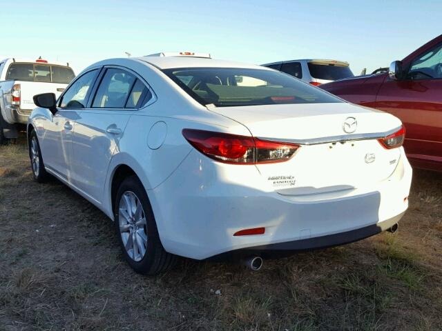 JM1GJ1U68E1134157 - 2014 MAZDA 6 SPORT WHITE photo 3