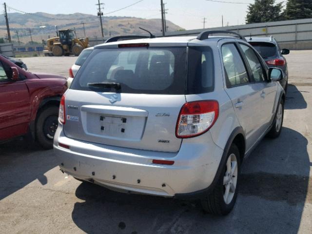 JS2YB413685100749 - 2008 SUZUKI SX4 BASE SILVER photo 4