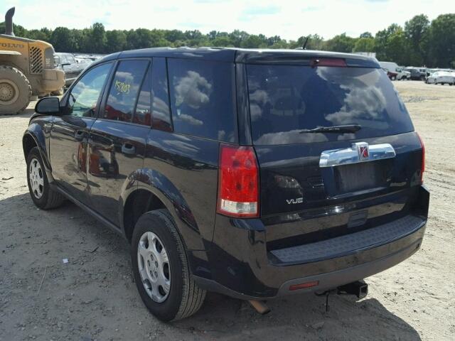 5GZCZ33D36S876480 - 2006 SATURN VUE BLACK photo 3