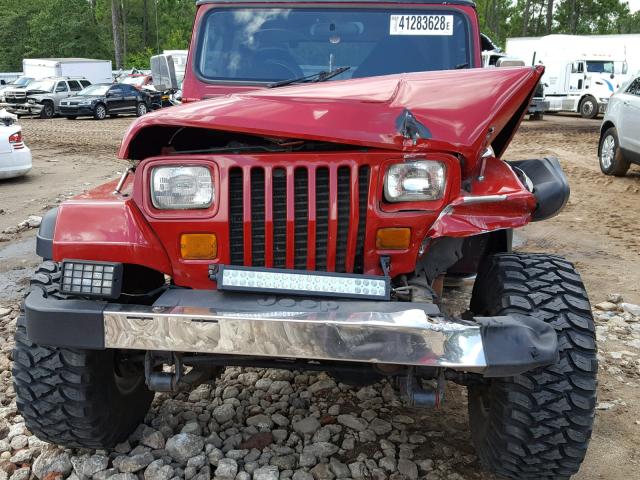 2BCCV8112JB527303 - 1988 JEEP WRANGLER RED photo 10