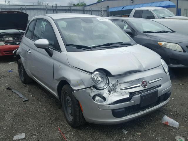 3C3CFFAR4DT634131 - 2013 FIAT 500 POP SILVER photo 1