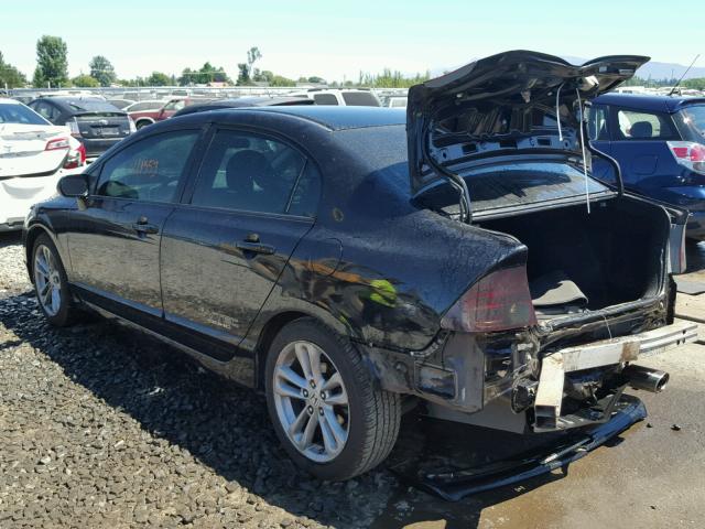 2HGFA55598H708099 - 2008 HONDA CIVIC SI BLACK photo 3