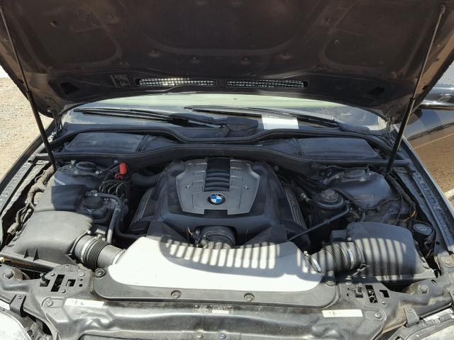 WBAHL83596DT06032 - 2006 BMW 750 I BLACK photo 7