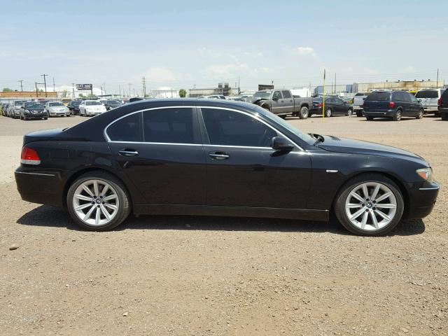 WBAHL83596DT06032 - 2006 BMW 750 I BLACK photo 9