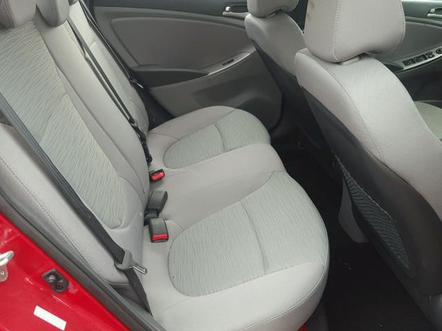 KMHCT4AEXGU045516 - 2016 HYUNDAI ACCENT SE RED photo 6