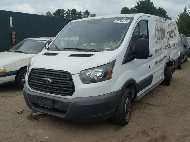 1FTYE1ZM0FKA32606 - 2015 FORD TRANSIT T- WHITE photo 2