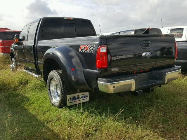 1FT8W3DT2FED26711 - 2015 FORD F350 SUPER BLACK photo 3